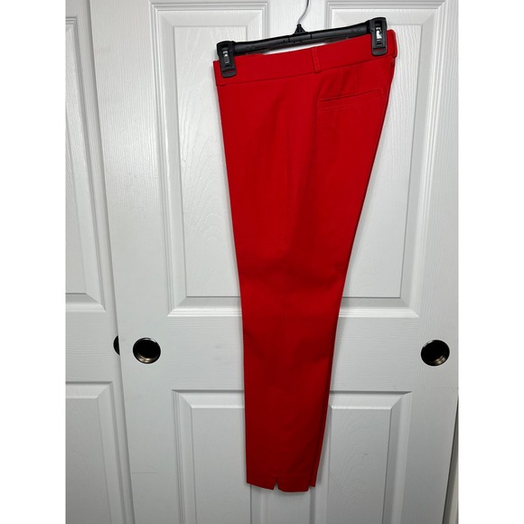 Banana Republic Sloan Fit Solid Orange Pant Skinny Fit Size 4 - Picture 5 of 14